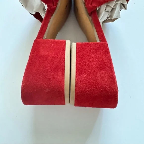 Matisse Red Andi Woven Leather Sandals Size 8 - Picture 8 of 10